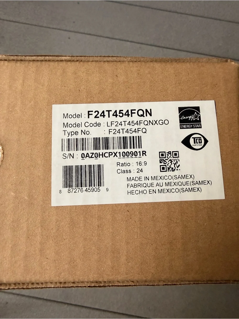Samsung F24T454FQN 24in Business Monitor FHD 75Hz 5ms HDMI Black *SEALED/NEW